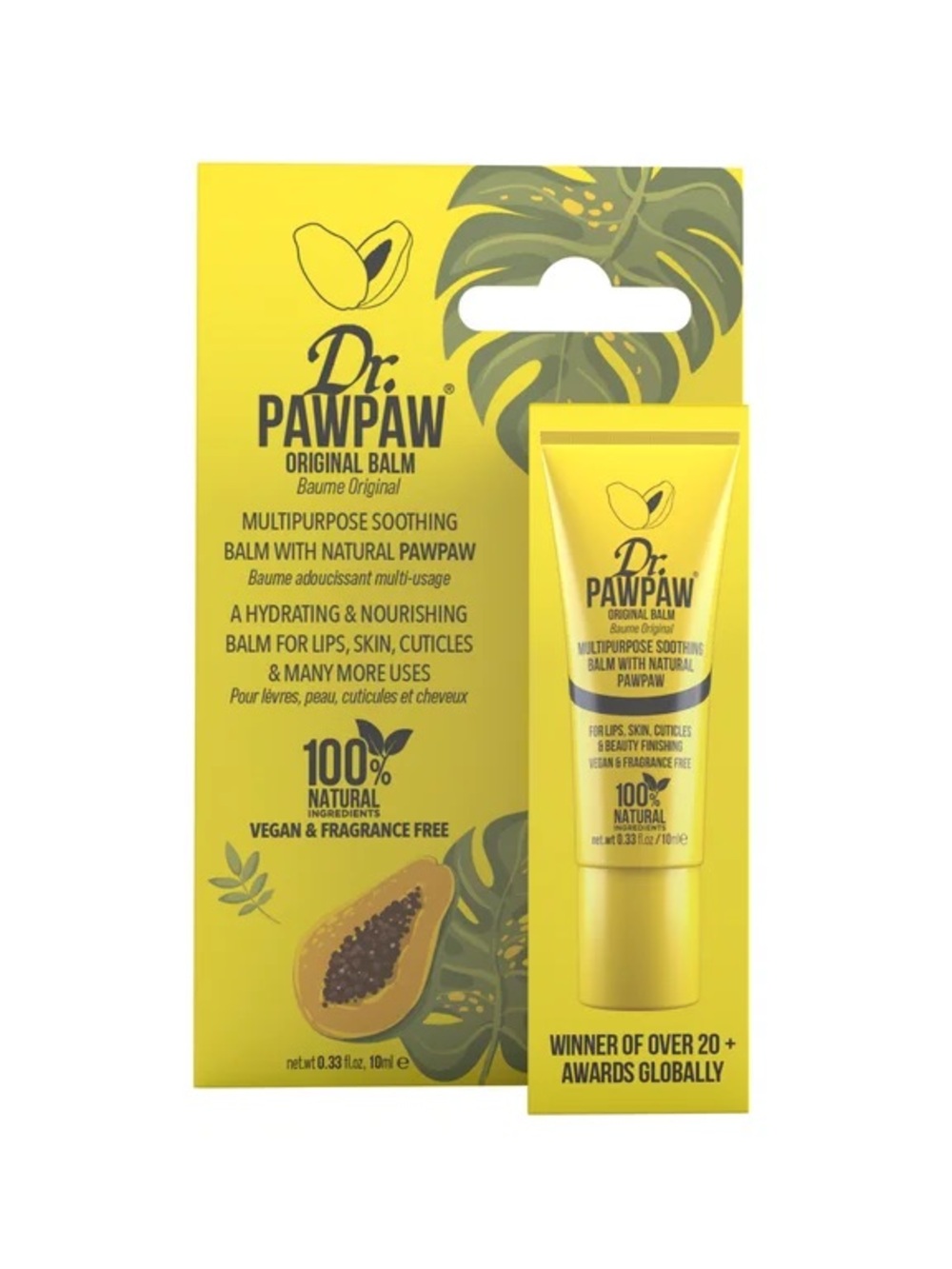 Dr. PAWPAW Original Clear Balm - Yellow Multipurpose Soothing Balm